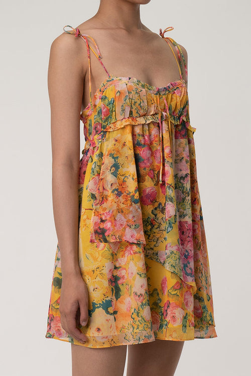 Perfect Vacay Floral Print Mini Dress