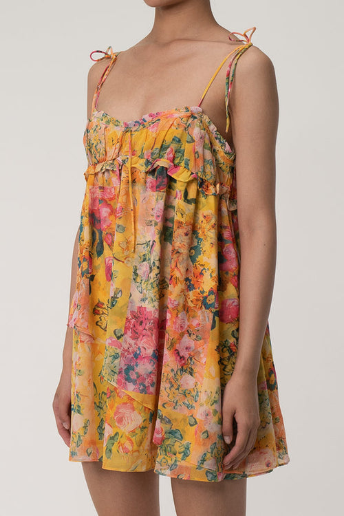Perfect Vacay Floral Print Mini Dress