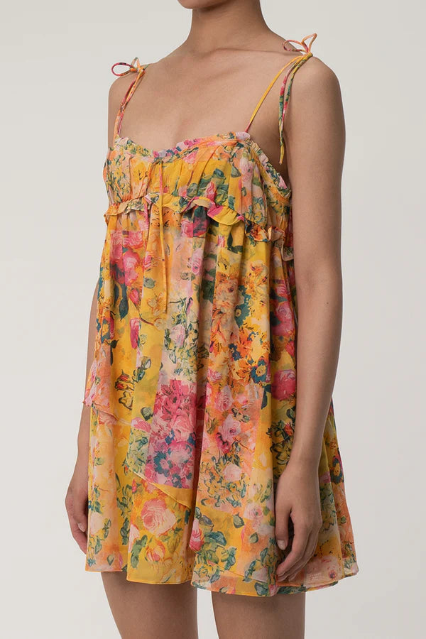 Perfect Vacay Floral Print Mini Dress