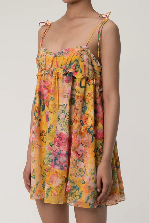 Perfect Vacay Floral Print Mini Dress