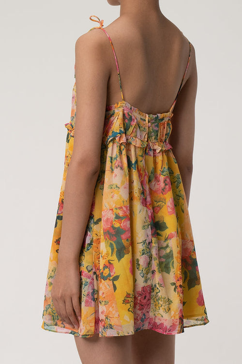 Perfect Vacay Floral Print Mini Dress