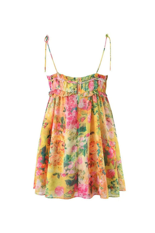 Perfect Vacay Floral Print Mini Dress