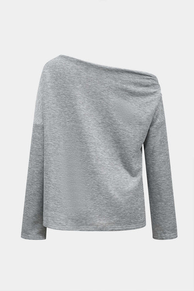 Asymmetrical Long Sleeve T-Shirt