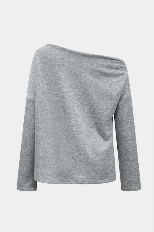 Asymmetrical Long Sleeve T-Shirt