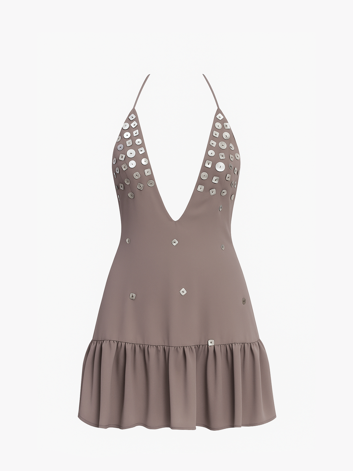 Studette Halo Halter Mini Dress