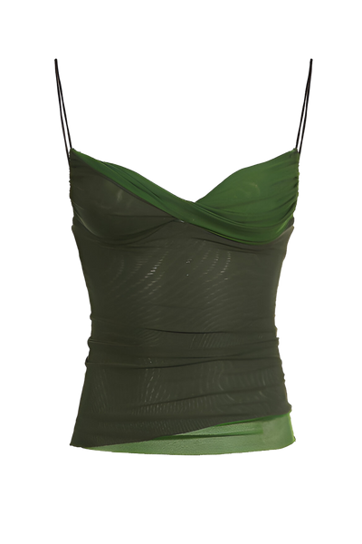 Forest Drape Cami Top