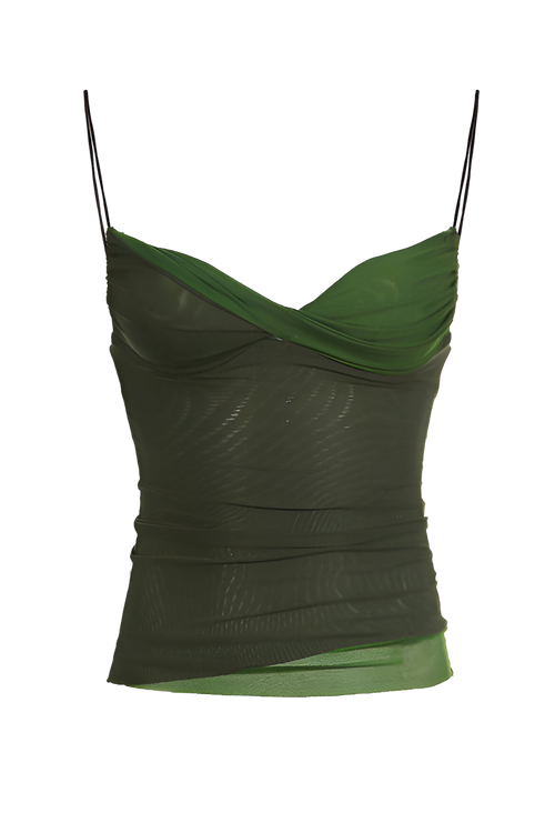 Forest Drape Cami Top