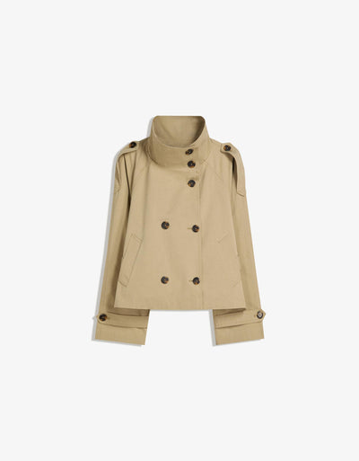 The Brookvale High Neck Short Trench