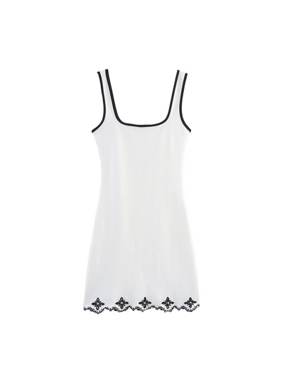 Fleur Blanche Mini Dress
