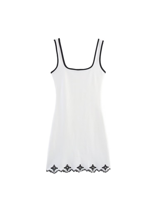 Fleur Blanche Mini Dress