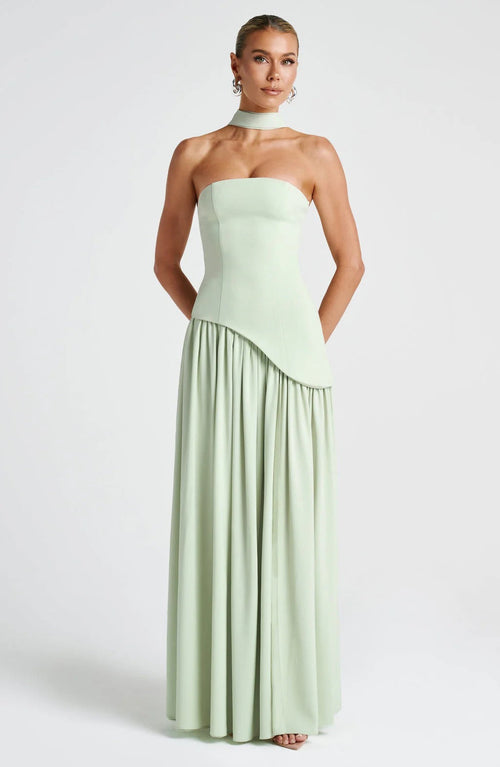 Soleil Strapless Maxi Dress