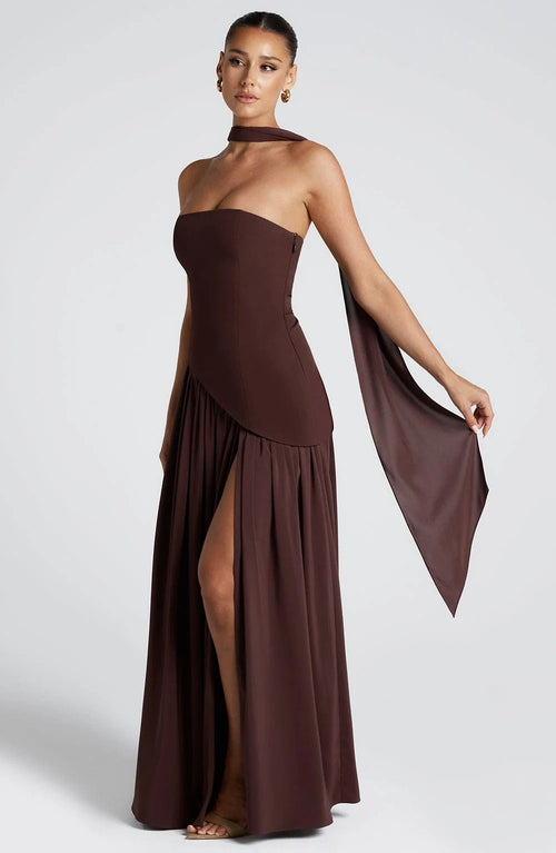 Soleil Strapless Maxi Dress