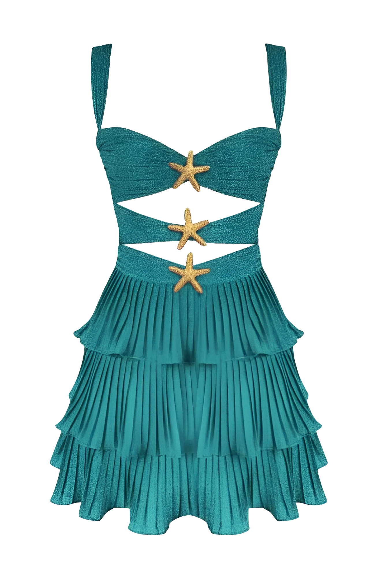 Starbay Cutout Ruffle Dress